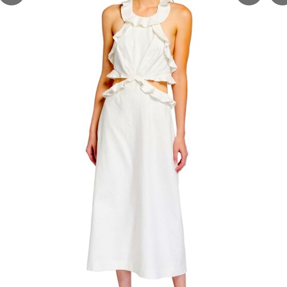 rose line dress Ever-Pretty Elegant Plus Size Draped Back Criss-Cross Chiffon A-Line Dress main image 0